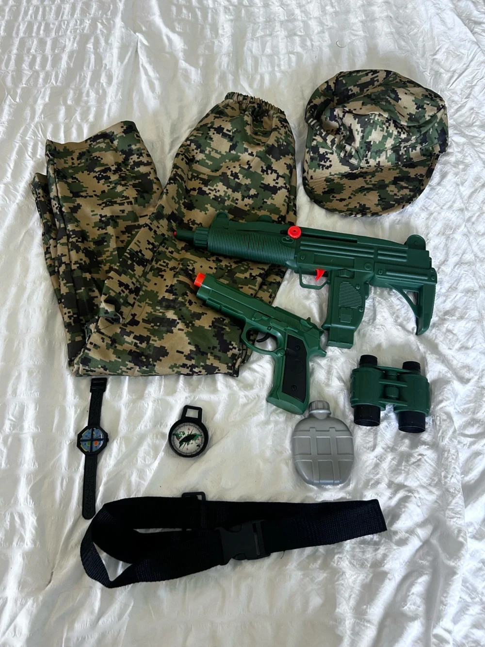 NWOT Little Kids Army Dress Up Halloween Costume Pants Accessories Medium Youth